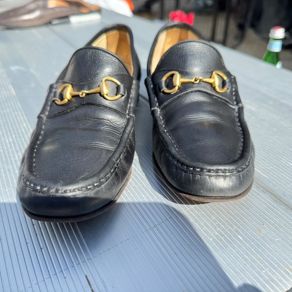 AUTHENTIC Gucci Calfskin Horsebit Loafers 8.5 - Picture 4 of 11